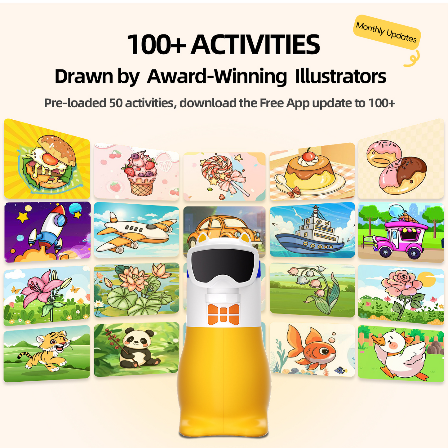 Drawing projector kids toy as a birthday or Christmas gift