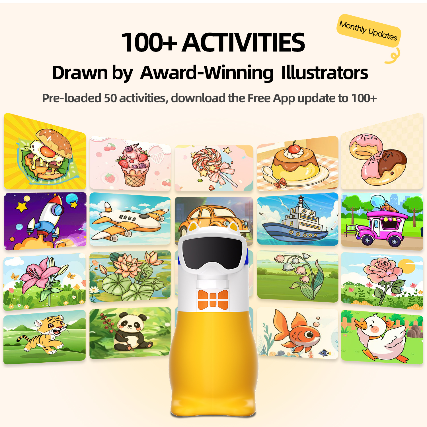 Drawing projector kids toy as a birthday or Christmas gift